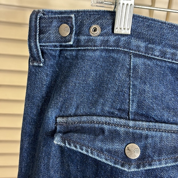 Madewell Low-Slung Straight Cargo Jeans in Martindale Wash Size 31 - Picture 13 of 16